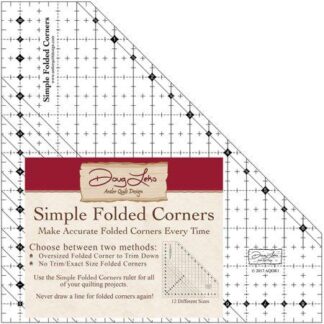 Simple Folded Corners Quilt Ruler