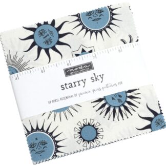 Starry Sky Charm Pack by April Rosenthal; 42-5 " Precut Fabric Quilt Squares